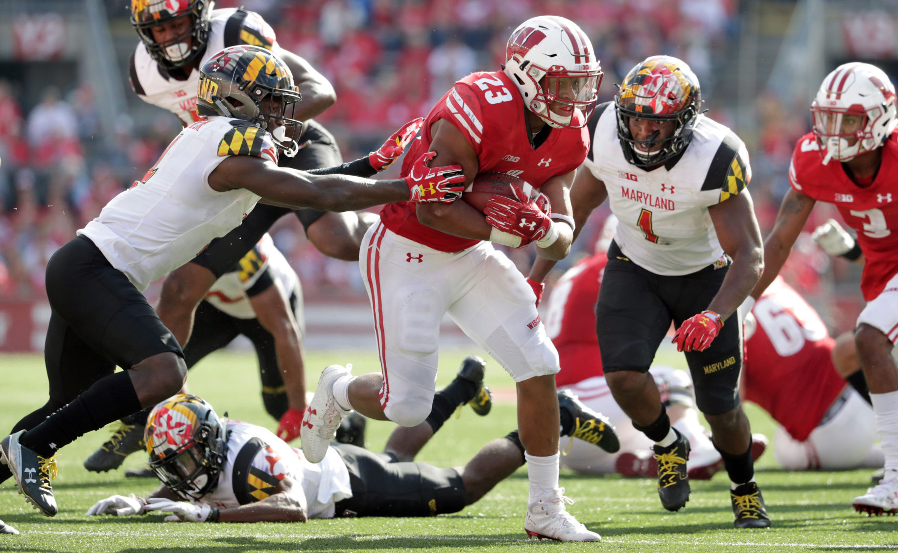 Oct. 21 - No. 5 Wisconsin 38, Maryland 13